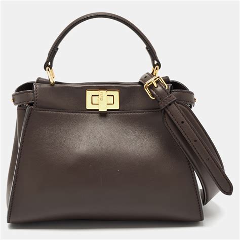 fendi vitello peekaboo pre owned|fendi bags for sale.